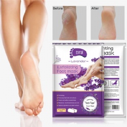 Amazon Hot Sale Foot Peel Mask Baby Soft Skin Callus Lavender Exfoliating Foot Masks Peeling Private Label Foot Mask