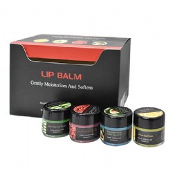 Fruits Flavor Gently Moisturizing Lip Balm Gift Set for Family Beautu Treats